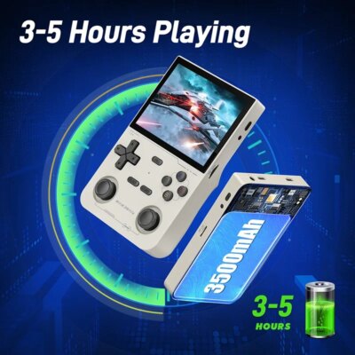 K36 Retro Handheld Game Console 16K Games with PS1/PSP/ DC/ N64 500Nit 3.5 Inch IPS Screen R36S R36S Same System Gift for Kids - Image 4