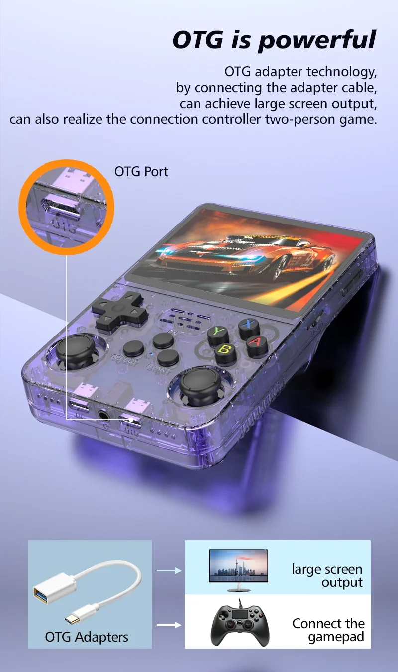 R36S Retro Handheld Video Game Console Linux System 3.5 Inch IPS Screen R35s Plus Portable Pocket Video Player 64GB 128GB R36S Retro Handheld Video Game Console Linux System 3.5 Inch IPS Screen R35s Plus Portable Pocket Video Player 64GB 128GB