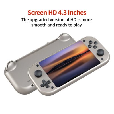 BOYHOM M17 Retro Handheld Video Game Console Open Source Linux System 4.3 Inch IPS Screen Portable Pocket Video Player 64GB - Image 2