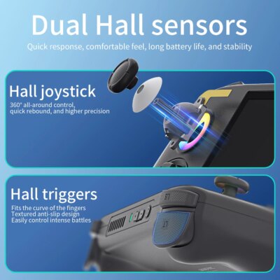 ANBERNIC RG406H Handheld Game Console 4 Inch IPS Multi-touch Screen Android 13 3D Hall joystick hall trigger Video Game RG 406H - Image 5