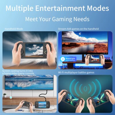 ANBERNIC RG406H Handheld Game Console 4 Inch IPS Multi-touch Screen Android 13 3D Hall joystick hall trigger Video Game RG 406H - Image 6