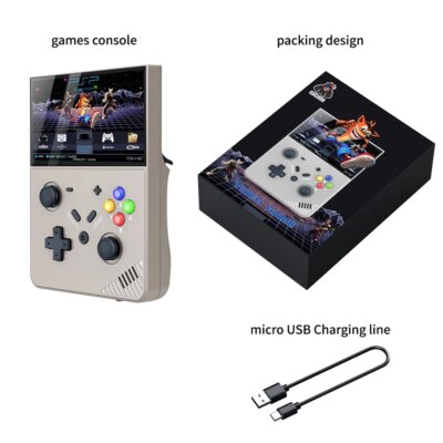 Portable Retro Gaming Console R43 PRO Handheld Game Player 4.3” Screen 256G 70000+ Games for PS1 PSP N64 Play Anytime Anywhere - Image 2