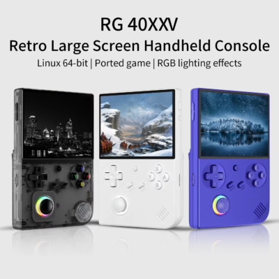 ANBERNIC RG40XXV Retro Handheld Console 64 Bit Linux 4.0 Inch IPS Screen Compatible 5G WiFi Bluetooth Support HD Output RG40XXV - Image 2