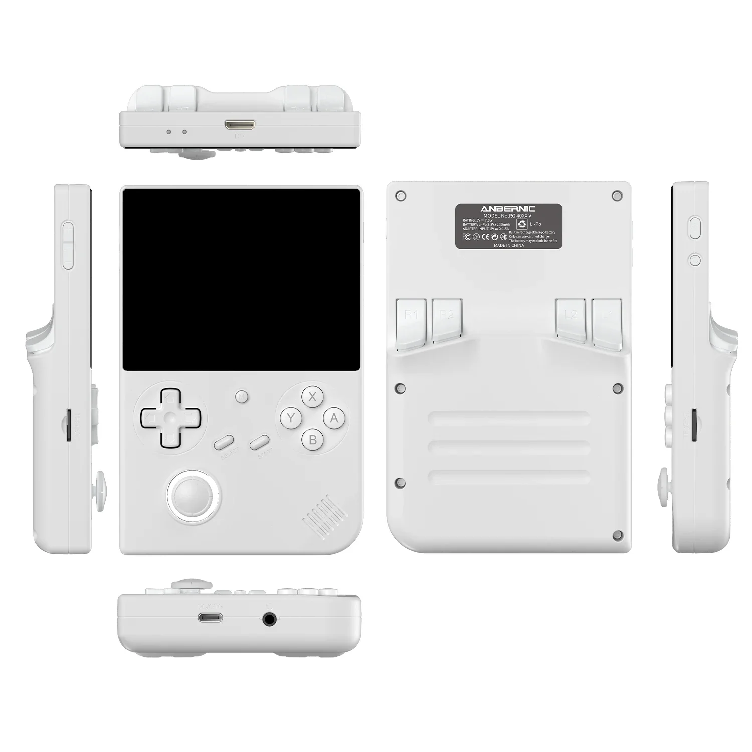 ANBERNIC RG40XXV Retro Handheld Console 64 Bit Linux 4.0 Inch IPS Screen Compatible 5G WiFi Bluetooth Support HD Output RG40XXV
