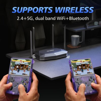 R36XX Game Console Mini Pocket Handheld Game Player 3.5'' IPS Portable Retro Linux Game Consola 128GB 15000+ Games - Image 4