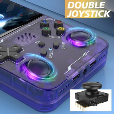 R36XX Game Console Mini Pocket Handheld Game Player 3.5'' IPS Portable Retro Linux Game Consola 128GB 15000+ Games - Image 6
