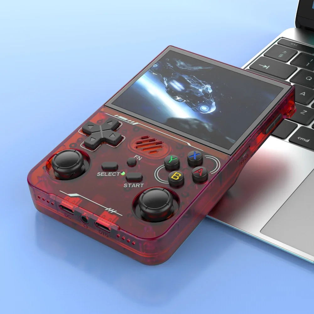 R36XX Game Console Mini Pocket Handheld Game Player 3.5'' IPS Portable Retro Linux Game Consola 128GB 15000+ Games