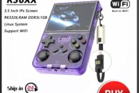 R36XX Game Console Mini Pocket Handheld Game Player 3.5'' IPS Portable Retro Linux Game Consola 128GB 15000+ Games