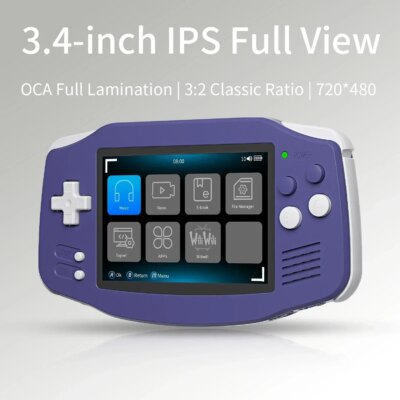 ANBERNIC -Retro Handheld Game Console RG34XX 64 Bit Linux System IPS Screen 3.4 Inch Game Player Gift for Kids - Image 2