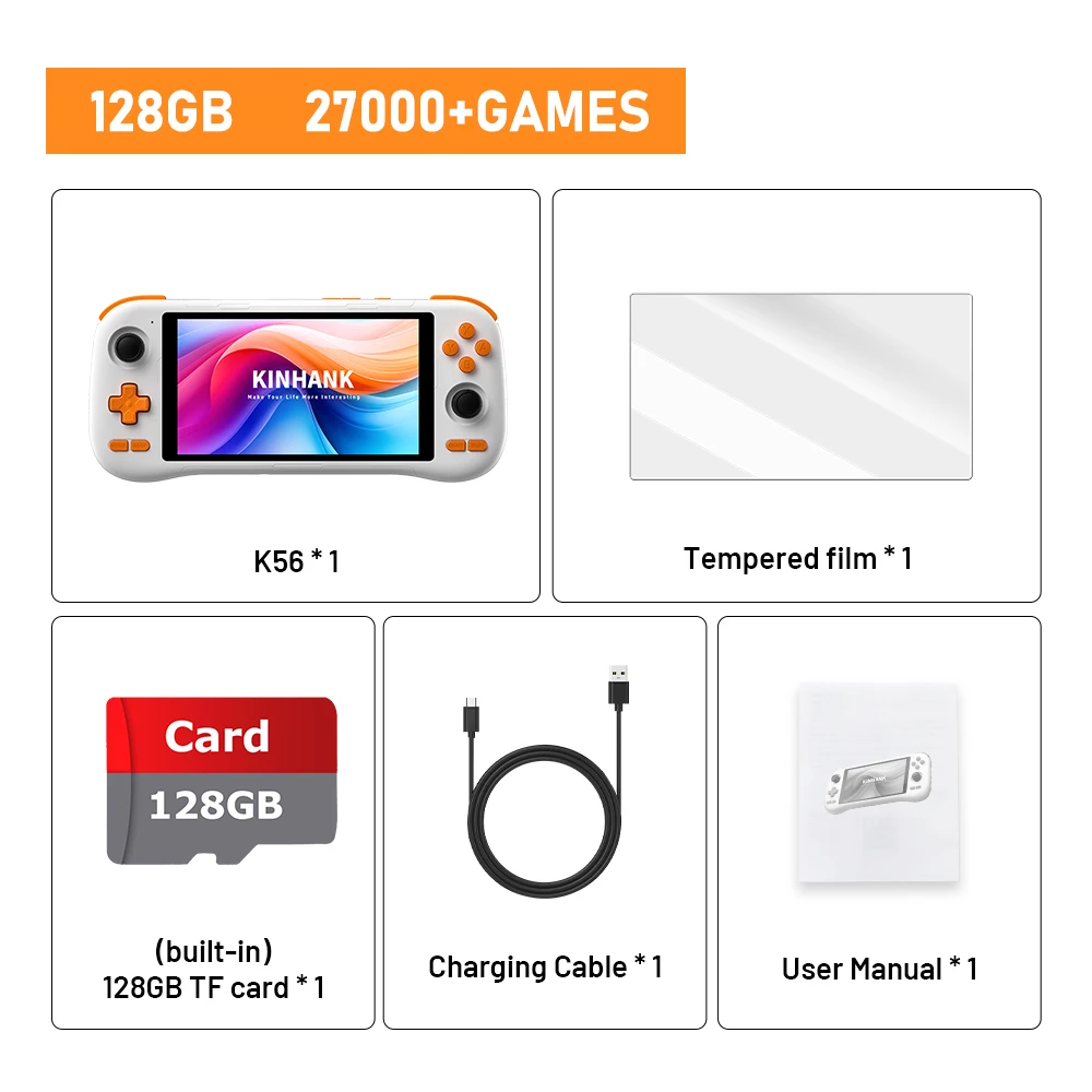 K56 Handheld Game Console 5.5'' IPS Touch Screen With 50+ Emulators Up To 27000+ Retro Games For DC/MAME/SS/Arcade/3DS/PSX/PSP K56 Handheld Game Console 5.5'' IPS Touch Screen With 50+ Emulators Up To 27000+ Retro Games For DC/MAME/SS/Arcade/3DS/PSX/PSP