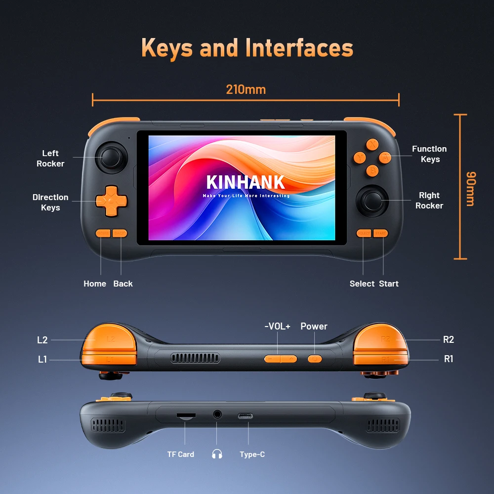 K56 Handheld Game Console 5.5'' IPS Touch Screen With 50+ Emulators Up To 27000+ Retro Games For DC/MAME/SS/Arcade/3DS/PSX/PSP K56 Handheld Game Console 5.5'' IPS Touch Screen With 50+ Emulators Up To 27000+ Retro Games For DC/MAME/SS/Arcade/3DS/PSX/PSP