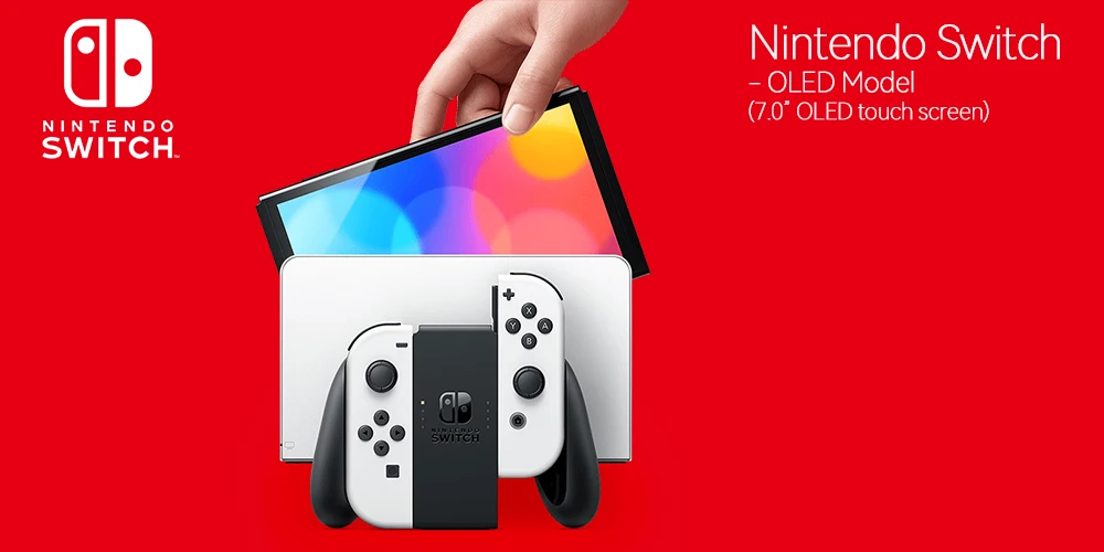Nintendo Switch OLED Game Console 64GB White / Blue Red Set 7 Inch Touch Screen and 3 Game Modes Famicom Nintendo Switch OLED Game Console 64GB White / Blue Red Set 7 Inch Touch Screen and 3 Game Modes Famicom