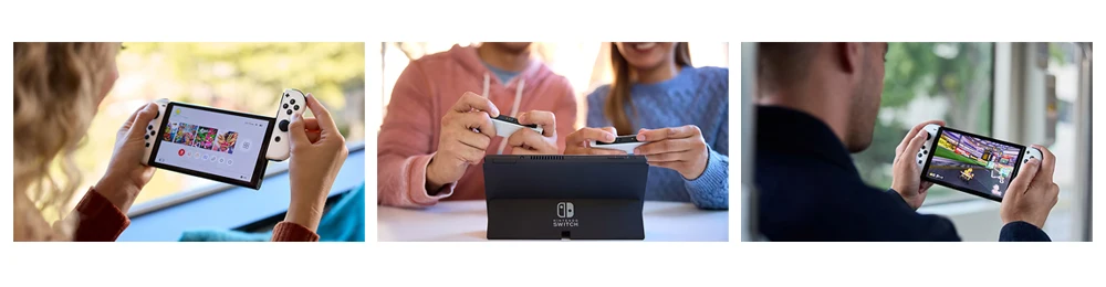Nintendo Switch OLED Game Console 64GB White / Blue Red Set 7 Inch Touch Screen and 3 Game Modes Famicom Nintendo Switch OLED Game Console 64GB White / Blue Red Set 7 Inch Touch Screen and 3 Game Modes Famicom