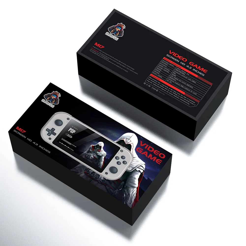 M17 Handheld Video Game Console 64G 128G Open Source Linux System 4.3inch Screen Portable Pocket Video Player Retro Gaming Conso