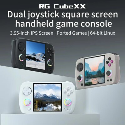 ANBERNIC RG Cube XX Handheld Game Console 3.95 Inch HDMI TV Connect WiFi Pairing Birthday Gift - Image 3