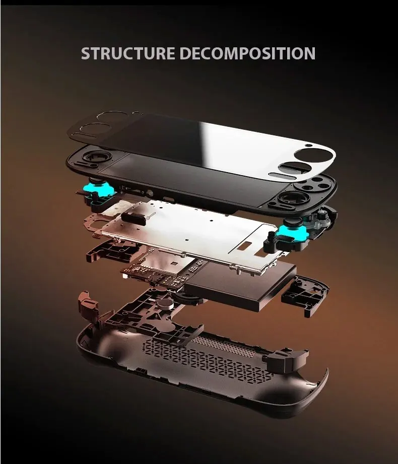Retroid Pocket 5 Handheld Game Console 5 5 Inch Oled HD Screen SD865 5000mAh Android 13 Retro Gaming