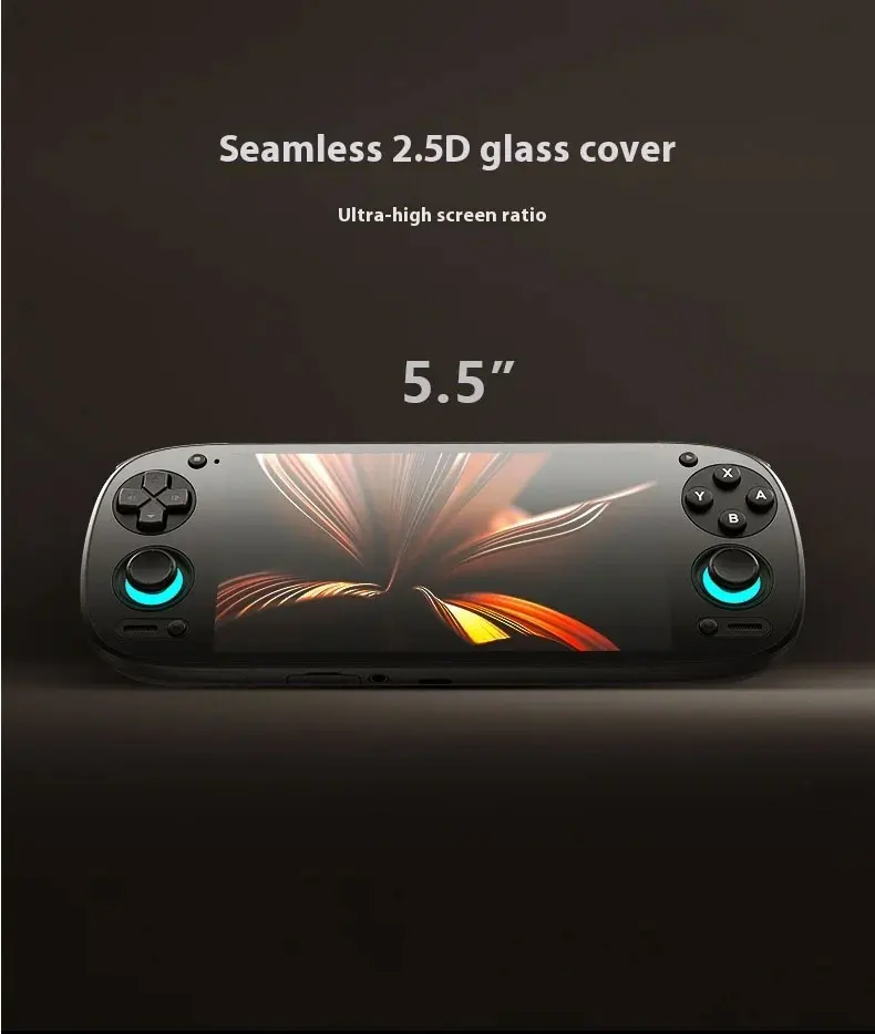 Retroid Pocket 5 Handheld Game Console 5 5 Inch Oled HD Screen SD865 5000mAh Android 13 Retro Gaming