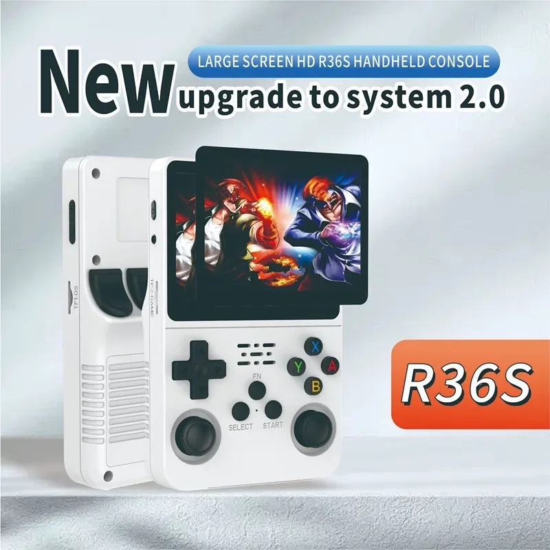 128GB R36S Retro Handheld Video Game Console Linux System 3.5 Inch IPS Screen Portable Pocket Video Player 64GB Games Boy Gift