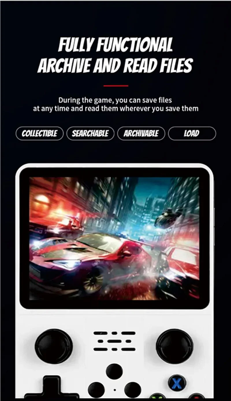 128GB R36S Retro Handheld Video Game Console Linux System 3.5 Inch IPS Screen Portable Pocket Video Player 64GB Games Boy Gift