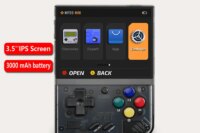 MIYOO Mini Plus Portable Retro Handheld Game Console 3.5-inch IPS HD Screen Children's Gift Linux System Classic Gaming Emulator