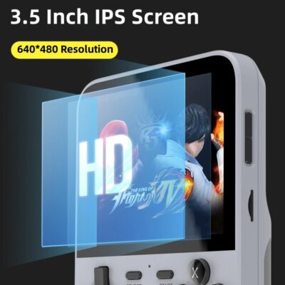 D007 Plus/ X6 3.5 Inch IPS Screen Handheld Game Players Dual Joystick 10000+ Game Retro Devices Portable Game Consoles - Image 2