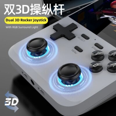 D007 Plus/ X6 3.5 Inch IPS Screen Handheld Game Players Dual Joystick 10000+ Game Retro Devices Portable Game Consoles - Image 3