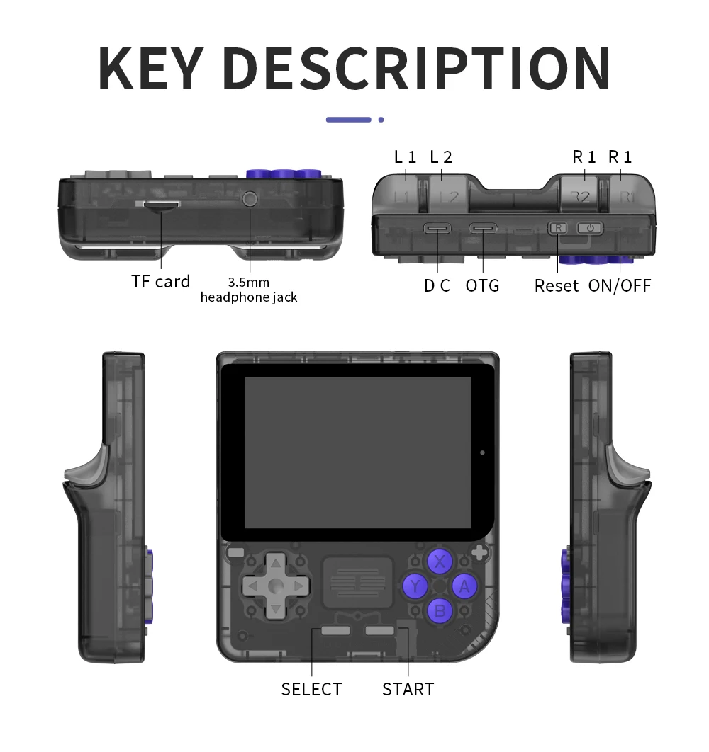 New POWKIDDY V10 Handheld Game Console 3.5 Inch 480*320 IPS OCA Full Screen Retro Opendinglinux Handhelds Cheap Children's Gifts New POWKIDDY V10 Handheld Game Console 3.5 Inch 480*320 IPS OCA Full Screen Retro Opendinglinux Handhelds Cheap Children's Gifts