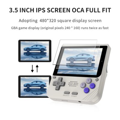New POWKIDDY V10 Handheld Game Console 3.5 Inch 480*320 IPS OCA Full Screen Retro Opendinglinux Handhelds Cheap Children's Gifts - Image 2