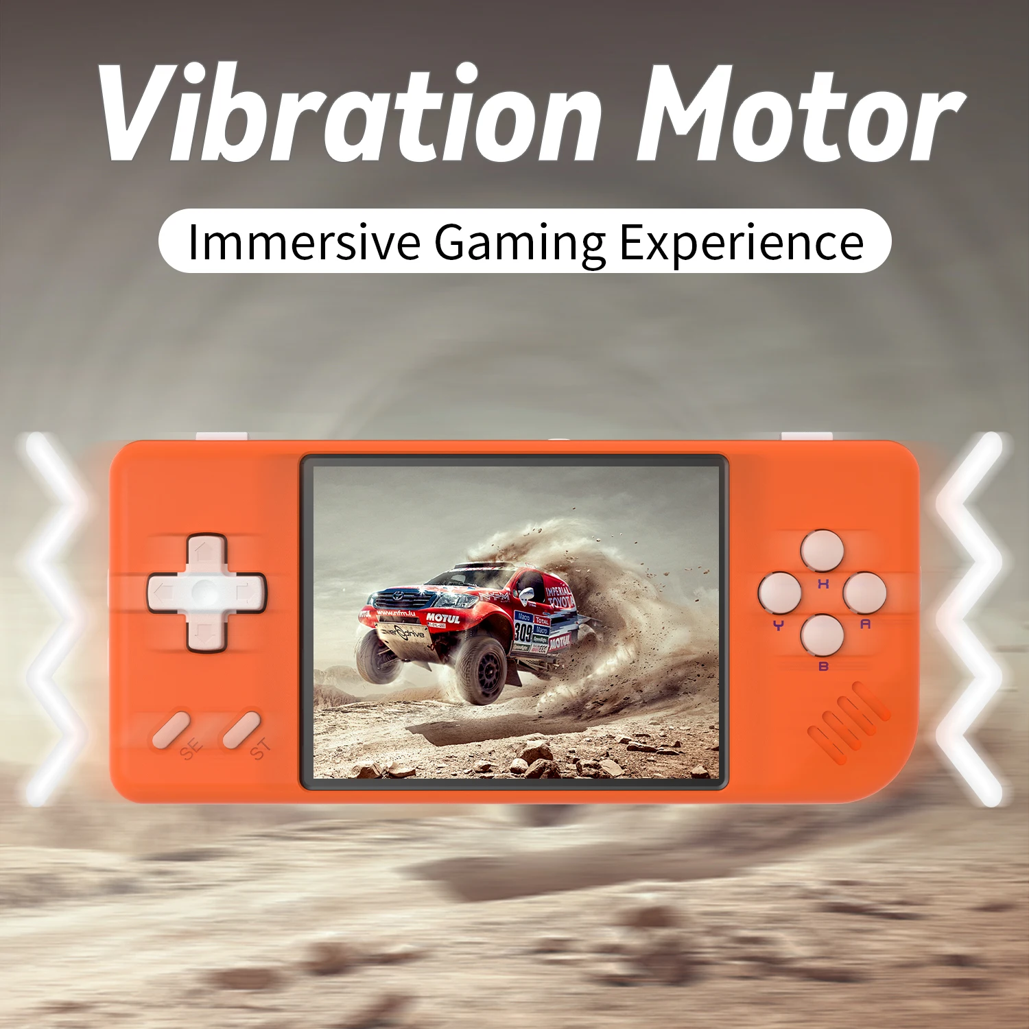ANBERNIC RG28XX Handheld Game Console 2.83-inch 640*480 IPS Screen Linux System 3100mAh Support TV-HDMI-Output 64G 5000+ Games