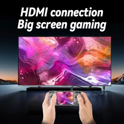 ANBERNIC RG28XX Handheld Game Console 2.83-inch 640*480 IPS Screen Linux System 3100mAh Support TV-HDMI-Output 64G 5000+ Games - Image 6