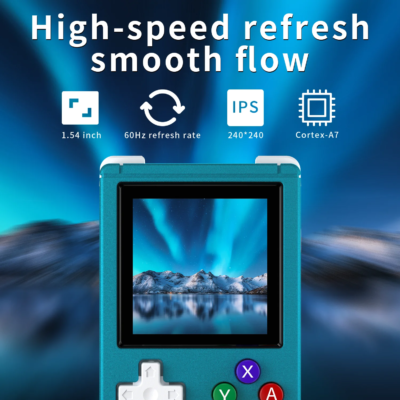 ANBERNIC RG Nano Retro Handheld Game Console Portable Game Console Mini Aluminum Alloy with 1.54 Inch IPS Screen 64G TF - Image 3