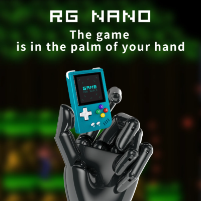 ANBERNIC RG Nano Retro Handheld Game Console Portable Game Console Mini Aluminum Alloy with 1.54 Inch IPS Screen 64G TF - Image 2