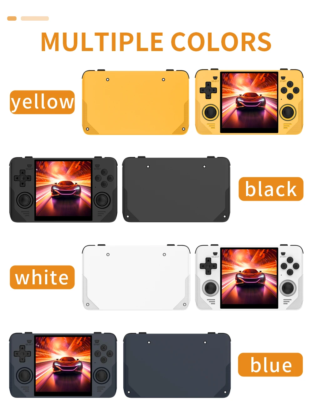 POWKIDDY RGB30 Yellow 720*720 4 Inch Ips Screen Built-in WIFI RK3566 Open-Source Retro Handheld Game Console Children's Gifts POWKIDDY RGB30 Yellow 720*720 4 Inch Ips Screen Built-in WIFI RK3566 Open-Source Retro Handheld Game Console Children's Gifts