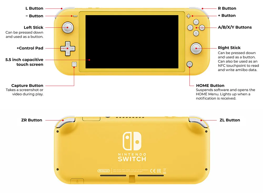 Nintendo Switch Lite Nintendo Switch Handheld Game Console 32G Internal Storage 5.5 inch LCD Touch Screen Bluetooth 4.1 Coral Nintendo Switch Lite Nintendo Switch Handheld Game Console 32G Internal Storage 5.5 inch LCD Touch Screen Bluetooth 4.1 Coral