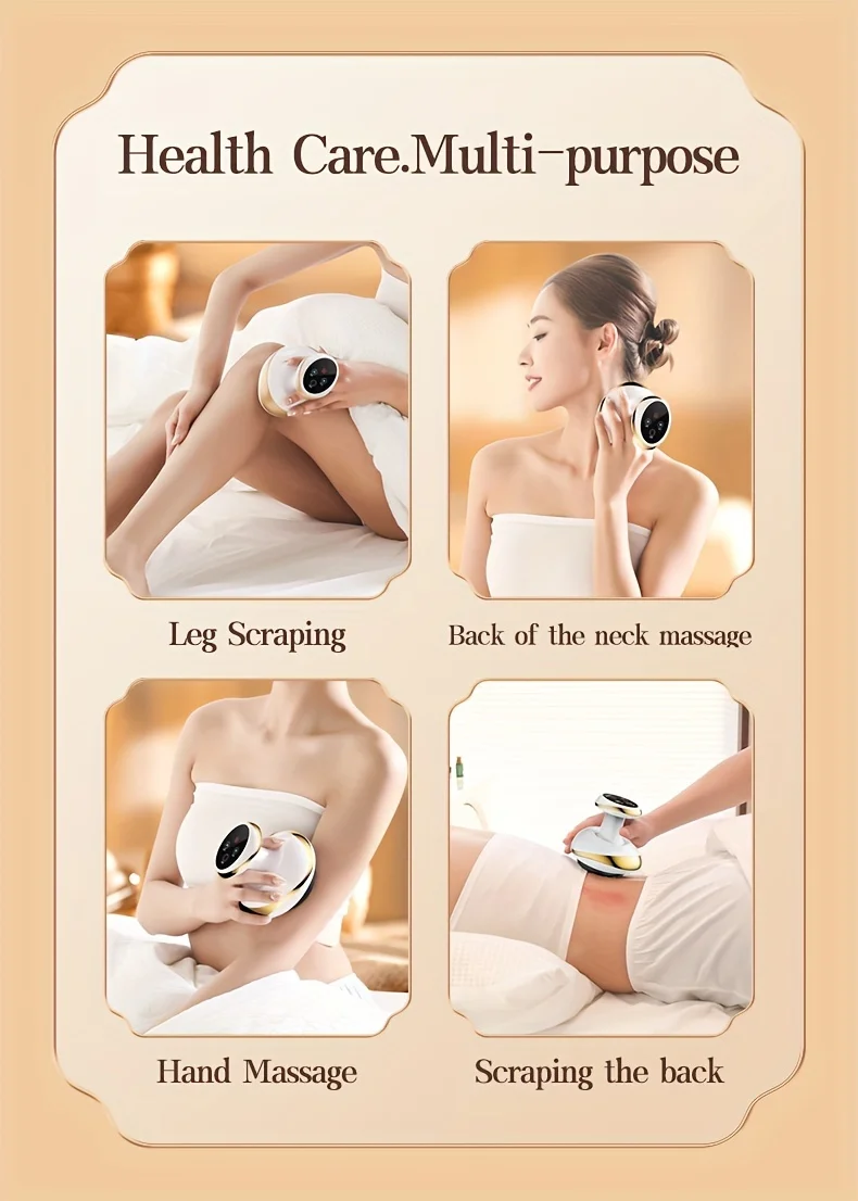 Electric Massage Meridian Brush Universal Body Dredging Cupping Scraping Instrument Abdominal And Back Massager For Home Electric Massage Meridian Brush Universal Body Dredging Cupping Scraping Instrument Abdominal And Back Massager For Home