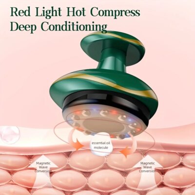 Electric Massage Meridian Brush Universal Body Dredging Cupping Scraping Instrument  Abdominal And Back Massager For Home - Image 3