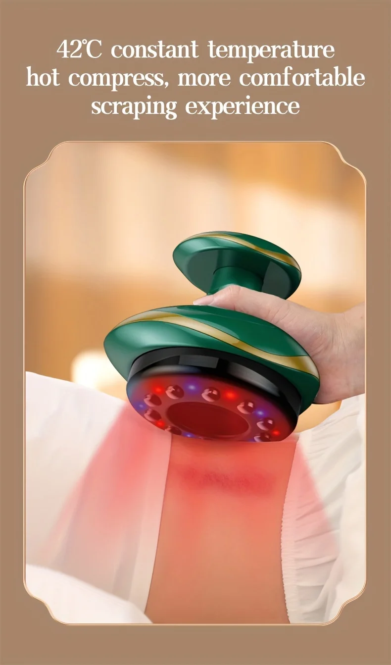 Electric Massage Meridian Brush Universal Body Dredging Cupping Scraping Instrument Abdominal And Back Massager For Home Electric Massage Meridian Brush Universal Body Dredging Cupping Scraping Instrument Abdominal And Back Massager For Home