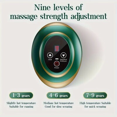 Electric Massage Meridian Brush Universal Body Dredging Cupping Scraping Instrument  Abdominal And Back Massager For Home - Image 5