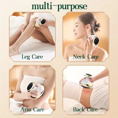 Electric Massage Meridian Brush Universal Body Dredging Cupping Scraping Instrument  Abdominal And Back Massager For Home - Image 4