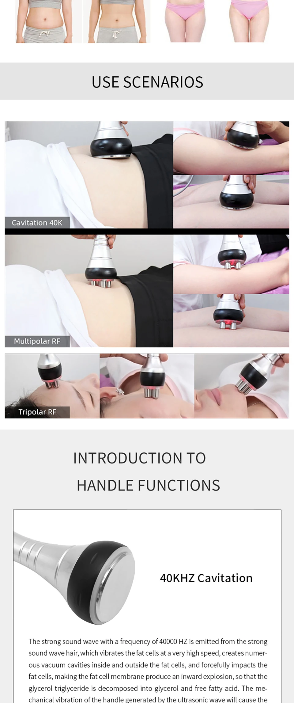 2022 Hot Selling 40K Ultrasonic Cavitation Body Facial Radiofrequency Massage Weight Loss Machine Body Shaping Slimming Fat Burn 2022 Hot Selling 40K Ultrasonic Cavitation Body Facial Radiofrequency Massage Weight Loss Machine Body Shaping Slimming Fat Burn