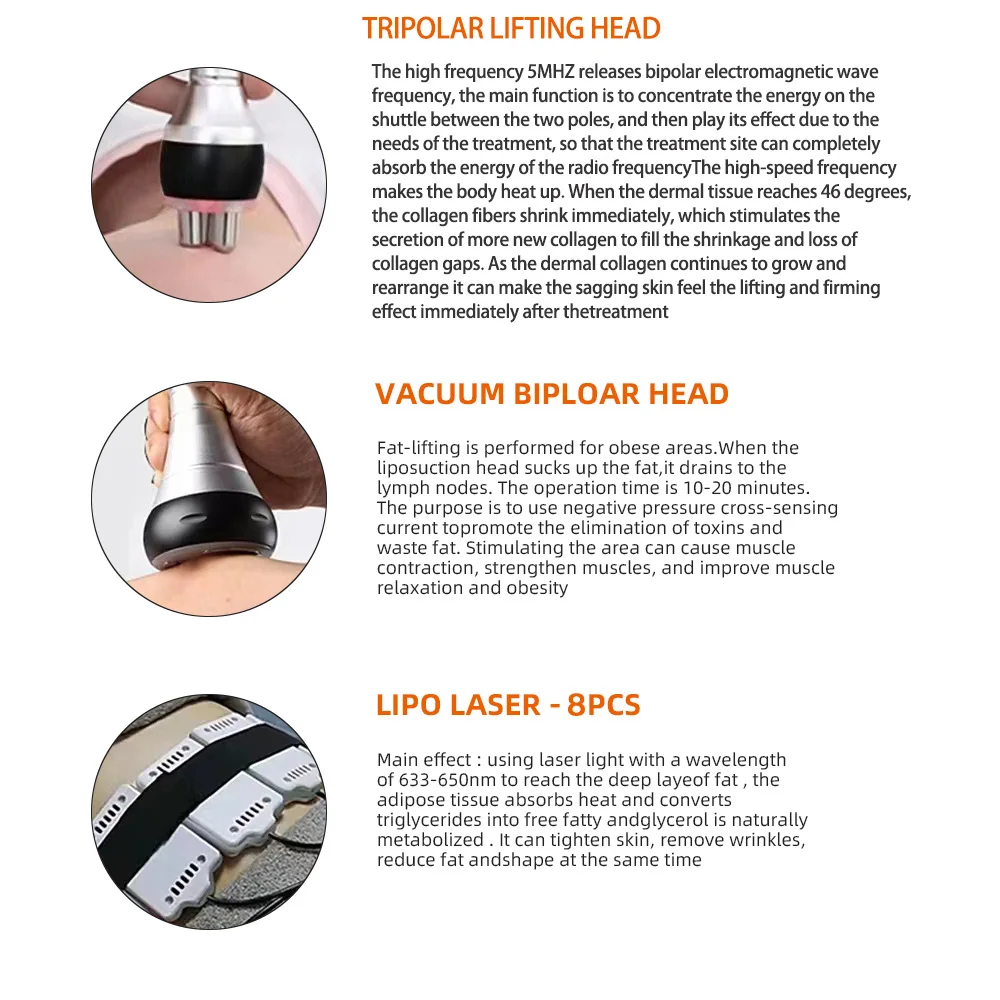 6 In 1 40K Ultrasonic Cavitation Machine Weight Loss Skin Lift Tightening Vacuum Lipo KIM8 Body Slimming Machine Body Shaping 6 In 1 40K Ultrasonic Cavitation Machine Weight Loss Skin Lift Tightening Vacuum Lipo KIM8 Body Slimming Machine Body Shaping