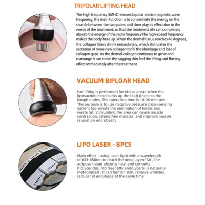 6 In 1 40K Ultrasonic Cavitation Machine Weight Loss Skin Lift Tightening Vacuum Lipo KIM8 Body Slimming Machine Body Shaping - Image 5