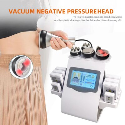 6 In 1 40K Ultrasonic Cavitation Machine Weight Loss Skin Lift Tightening Vacuum Lipo KIM8 Body Slimming Machine Body Shaping - Image 4