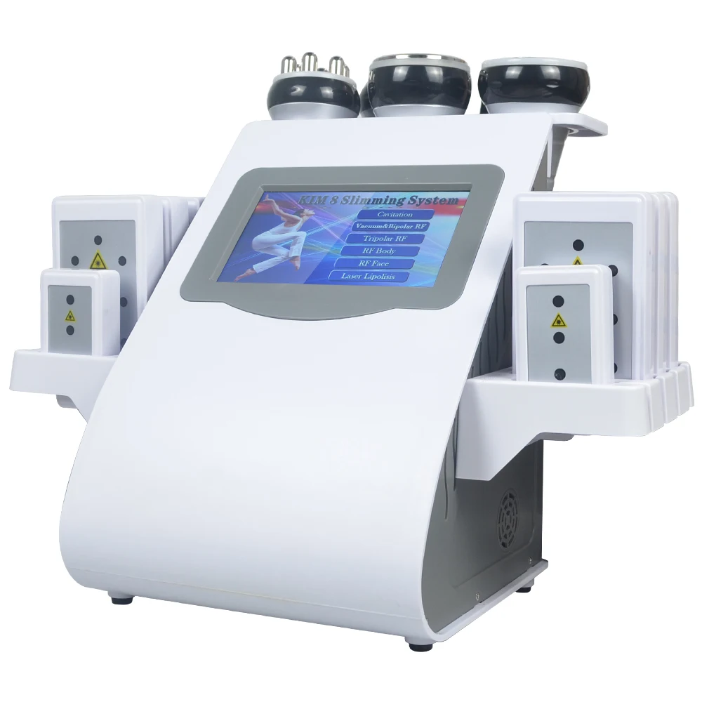 6 In 1 40K Ultrasonic Cavitation Machine Weight Loss Skin Lift Tightening Vacuum Lipo KIM8 Body Slimming Machine Body Shaping 6 In 1 40K Ultrasonic Cavitation Machine Weight Loss Skin Lift Tightening Vacuum Lipo KIM8 Body Slimming Machine Body Shaping