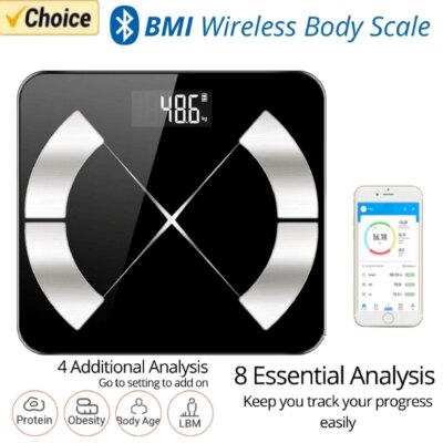 HOT USB Electronic Scale Smart Bluetooth Weighing Human Charging Weight Scale Weighing Household Fat Body Fat Measurement Scale