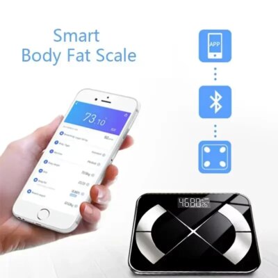HOT USB Electronic Scale Smart Bluetooth Weighing Human Charging Weight Scale Weighing Household Fat Body Fat Measurement Scale - Image 5