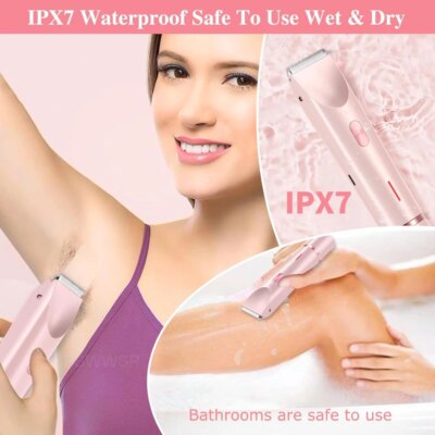 Electric Razor Woman Shaver Painless Women Mustache Epilator Leg Bikini Body Hair Trimmer for Women Facial Epilator Hair Remover - Image 3