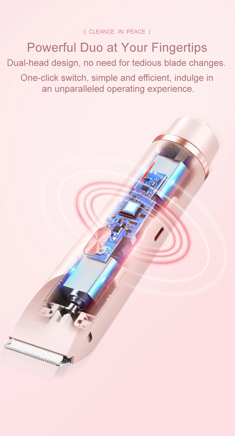 Electric Razor Woman Shaver Painless Women Mustache Epilator Leg Bikini Body Hair Trimmer for Women Facial Epilator Hair Remover