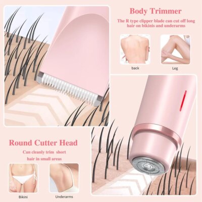 Electric Razor Woman Shaver Painless Women Mustache Epilator Leg Bikini Body Hair Trimmer for Women Facial Epilator Hair Remover - Image 5