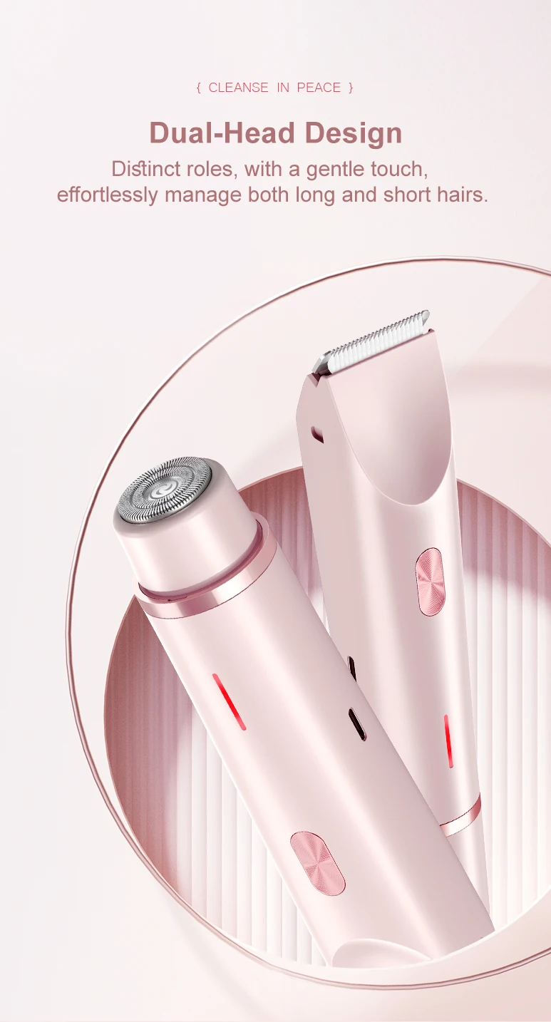 Electric Razor Woman Shaver Painless Women Mustache Epilator Leg Bikini Body Hair Trimmer for Women Facial Epilator Hair Remover
